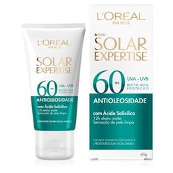 Protetor Solar Facial L'ORÉAL Solar Expertise Antioleosidade FPS 60 40g