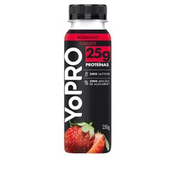 Iogurte YOPRO Morango 25g de Proteínas Zero Lactose 250g