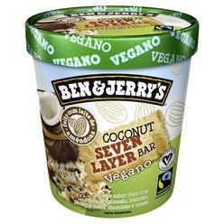 Sorvete BEN&JERRYS Coconut Seven Layer Bar Vegano 458ml