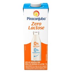 Leite PIRACANJUBA Desnatado com Tampa Zero Lactose 1l