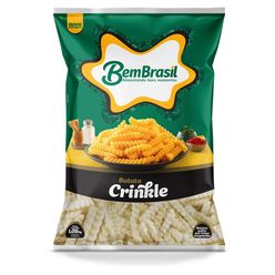 Batata BEM BRASIL Crinkle Congelada Pacote 1.05kg