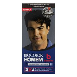 Shampoo Tonalizante BIOCOLOR Homem Castanho Escuro