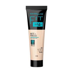 Base Líquida MAYBELLINE Fit Me 120 Matte + Poreless FPS 22 30ml