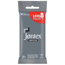 Preservativo JONTEX Lubrificado Leve 8 Pague 6 Unidades