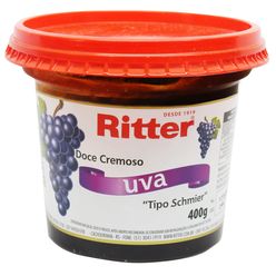 Doce RITTER cremoso uva 400g