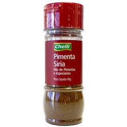 Pimenta Síria CHELLI Mix de Pimenta e Especiarias 40g