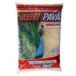 Arroz Parboilizado PAVÃO Tipo 1 1kg Pacote