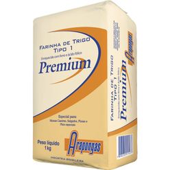 Farinha de Trigo Tipo 1 ARAPONGAS Premium 1kg