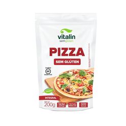 Mistura Pizza VITALIN Integral Vegano sem Glúten e sem Lactose 200g