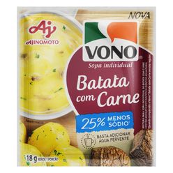 Sopa VONO Batata com Carne Menos Sódio 18g