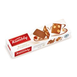 Biscoito KAMBLY Fino Suíço Chocolate com Lascas de Amêndoas 100g