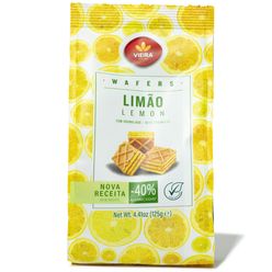 Biscoito VIEIRA Wafer Limão 125g