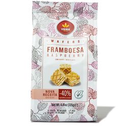 Biscoito VIEIRA Wafer Framboesa 125g