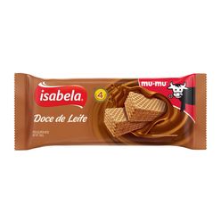 Biscoito ISABELA Wafer Mu-Mu Doce de Leite 100g