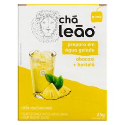 Chá LEÃO Abacaxi + Hortelâ Com 10 Sachês 25g