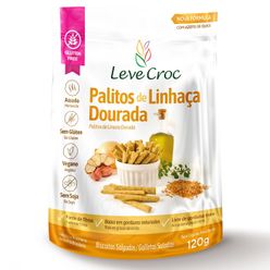 Biscoito LEVE CROCK Linhaça Dourada sem Glúten 120g