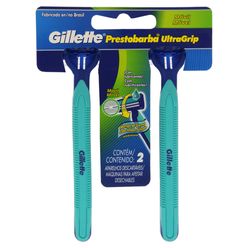 GILLETTE Prestobarba Ultragrip2 Aparelho de Barbear Descartável2un