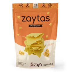 Snack ZAYTAS Parmezaya Zero Glúten,Zero Lácteos e Zero Soja 80g