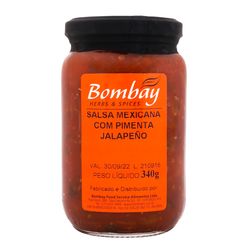 Salsa Mexicana BOMBAY Jalapeño com Pimenta 340g