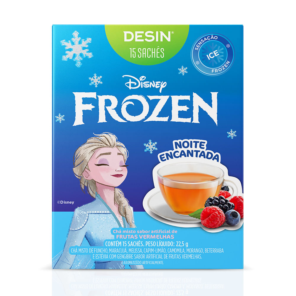 Ch DESIN Frozen Noite Encantada Frutas Vermelhas com 15 Sach s