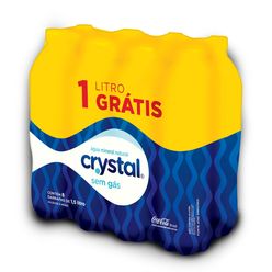 Água Mineral Natural CRYSTAL sem Gás 1.5l com 8 unidades 1.5l Grátis