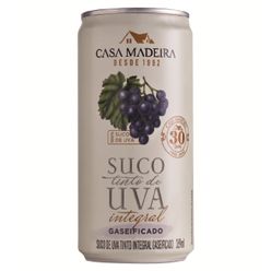 Suco CASA MADEIRA Integral Uva Gaseificado 269ml