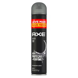 Desodorante AXE Black Masculino Aerosol 123g Leve Mais Pague Menos