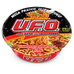 Macarrão Instantâneo NISSIN U.F.O Carne com Molho Japonês Yakissoba 97g