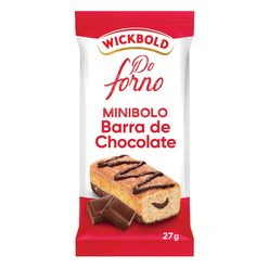 Minibolo WICKBOLD do Forno Barra de Chocolate 27g