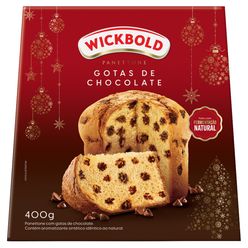 Panettone WICKBOLD Gotas de Chocolate Caixa 400g