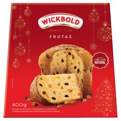 Panettone WICKBOLD Frutas Caixa 400g