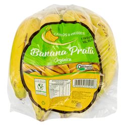 Banana CARLOS&WEBBER Orgânica Embalada 800g