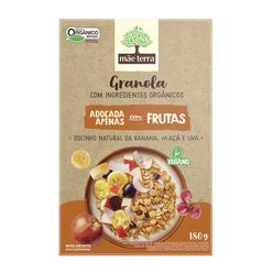 Granola MÃE TERRA Adoçada apenas com Frutas Vegano Orgânico 180g