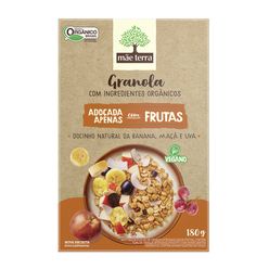 Granola MÃE TERRA Adoçada apenas com Frutas Vegano Orgânico 180g