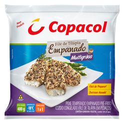 Filé Tilápia COPACOL Empanado Multi Grãos Congelado 400g