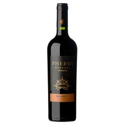 Vinho Tinto Argentino PHEBUS Reserva Malbec 750ml