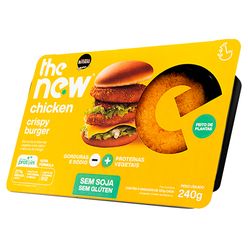 Burguer The New Chicken Crispy Vegano Congelado Sem Soja E Sem Glúten 240g