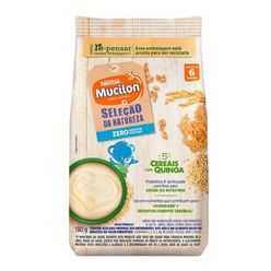 Mucilon NESTLÉ Seleção da Natureza 5 Cereais c/Quinoa Zero Adição de Açúcares 180g