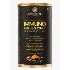 Immuno Whey ESSENTIAL Nutrition Golden Pro-Glutathione Antioxidant, Supports Immune System 22g Proteína Sem Glúten 480g