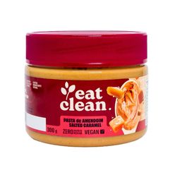 Pasta de Amendoim EAT CLEAN Vegan Salted Caramel Sem Glúten 300g