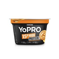 Iogurte Danone Yopro Banana Com Pasta De Amendoim Sem Lactose Com Proteina 160g