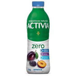 Leite Fermentado ACTIVIA Ameixa Zero Lactose, Zero Adição de Açúcar 1000g