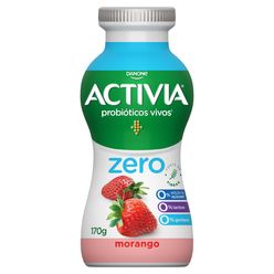 Leite Fermentado ACTIVIA Morango Zero Lactose, Zero Adição de Açúcar 170g