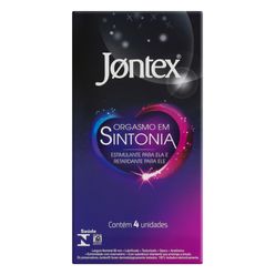 Preservativo Jontex Orgasmo Em Sintonia Com 4 Unidades