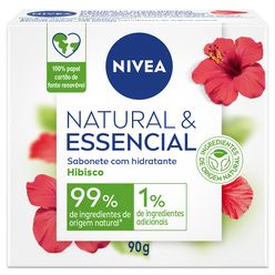 NIVEA Sabonete em Barra Natural & Essencial Hibisco 90g