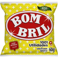 Esponja de Aço BOMBRIL com 8 Unidades
