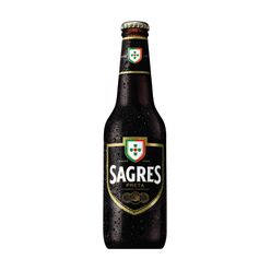 Cerveja Portuguesa Sagres Preta 330ml