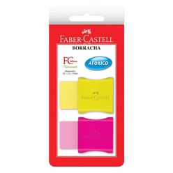 Borracha FABER-CASTELL  Neon com 2 Unidades