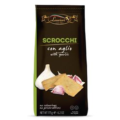 Scrocchi Laurieri Com Alho Italiano Pacote 175g