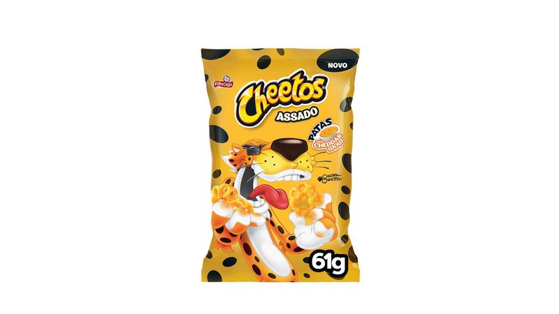 Ofertas de Salgadinho Cheetos Patas com Anitta Cheddar Wow 61g